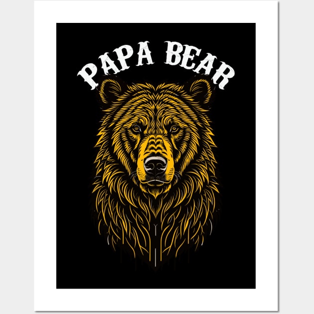 Papa Bear Wall Art by DeathAnarchy